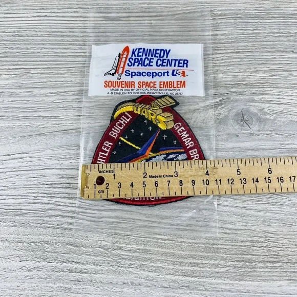 Vintage Kennedy Space Center Nasa Souvenir Space Emblem Made In USA - Picture 16 of 16